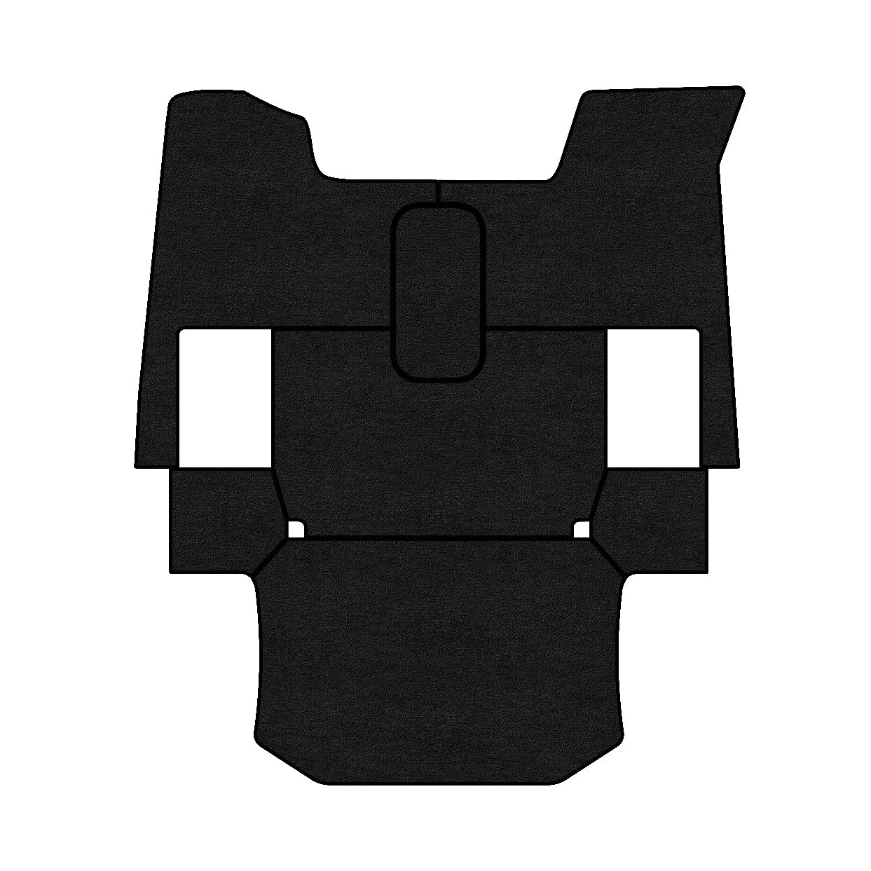 Black Velour floor mats fits for PETERBILT 587