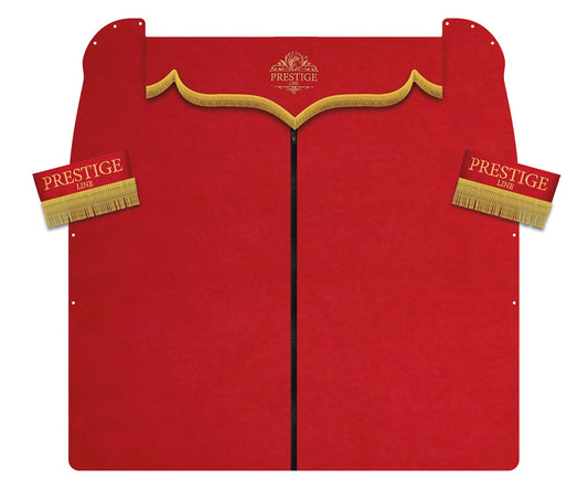 FREIGHTLINER CASCADIA gen.3 2018- current truck sleeper curtains Prestige-Line RED ALFA-WAYS LLC