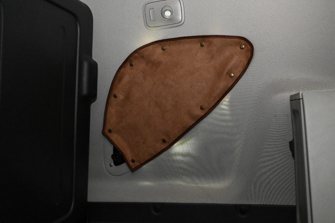 FRIEGHTLINER CASCADIA 2008-current sun-reflective blackout truck window curtains Prestige-Line BROWN ALFA-WAYS LLC