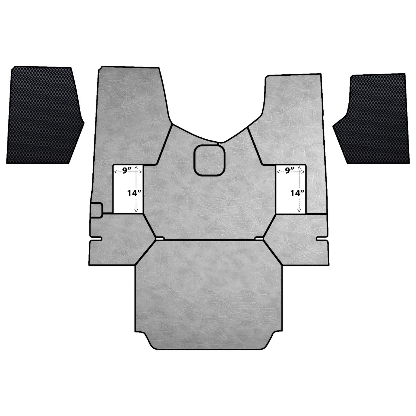 Gray Floor Mats for CASCADIA 2008-2013