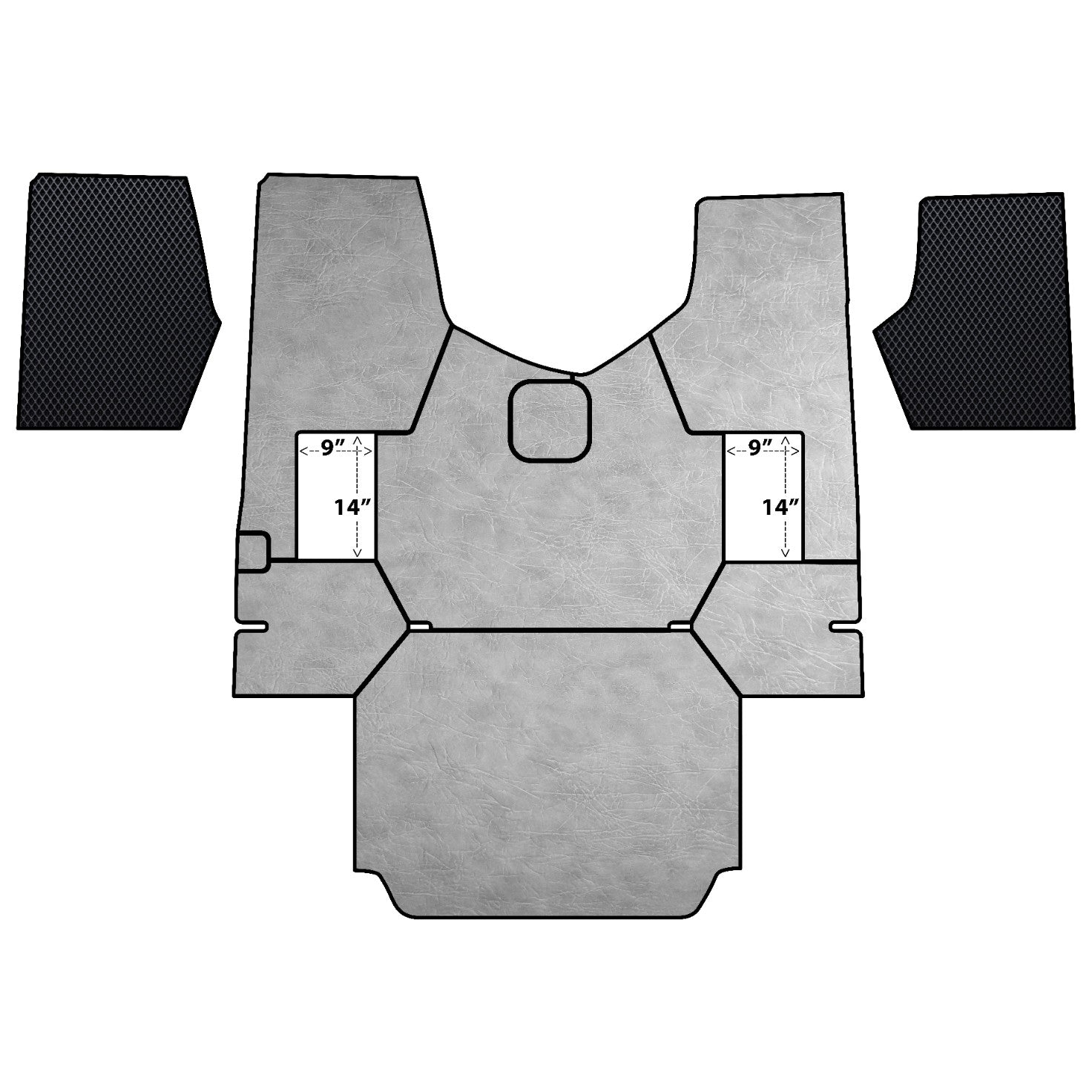 Gray Floor Mats for CASCADIA 2008-2013