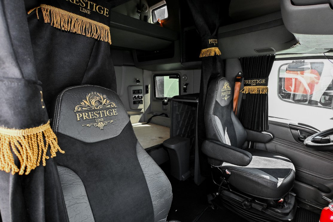 black truck seat cover INTERNATIONAL LT RH PROSTAR inside cabin interior