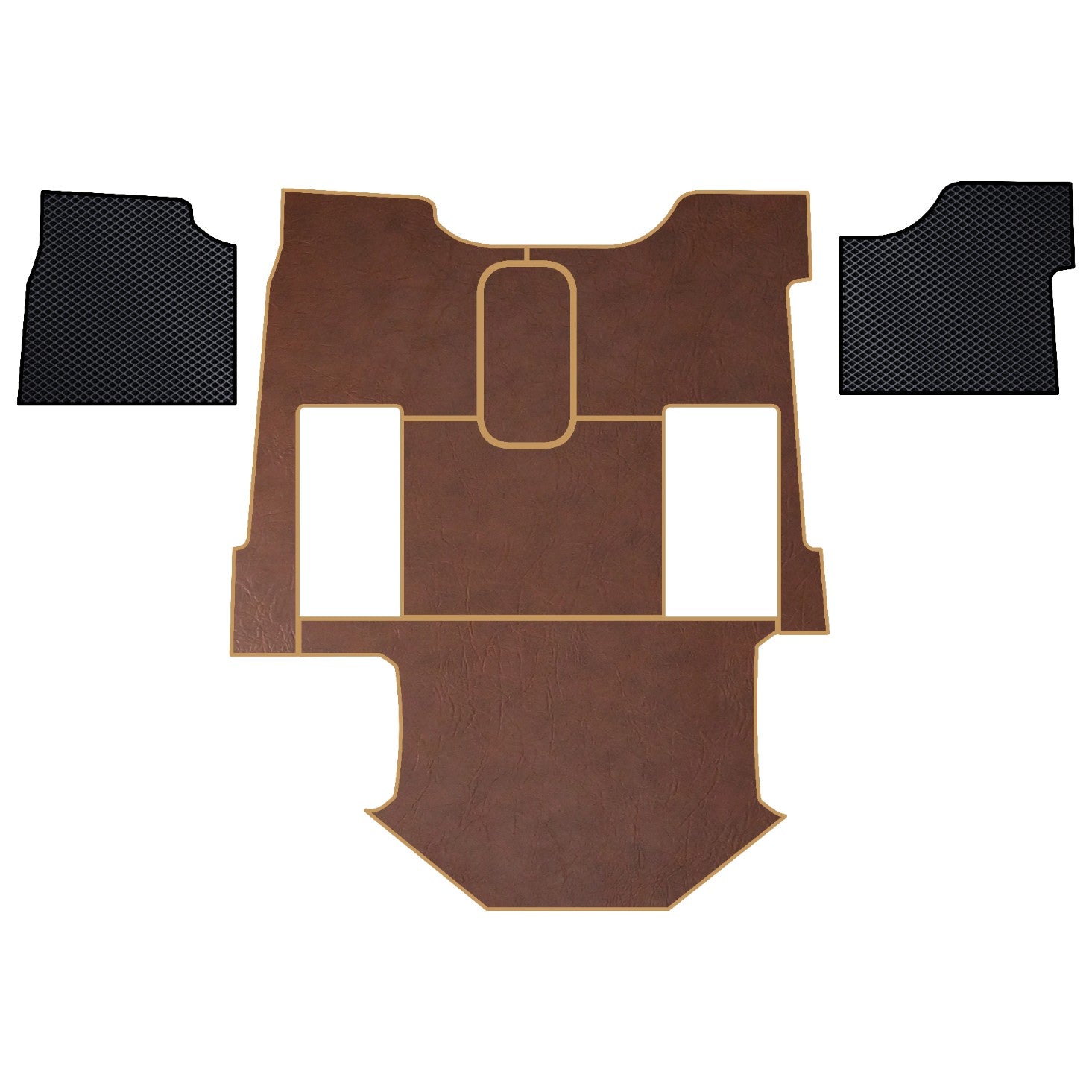KENWORTH T-680, truck floor mats Prestige-Line BROWN ALFA-WAYS LLC