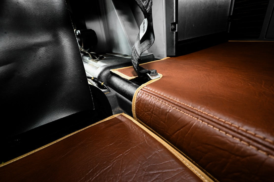 MACK ANTHEM, 2018-current, truck floor mats Prestige-Line BROWN ALFA-WAYS LLC