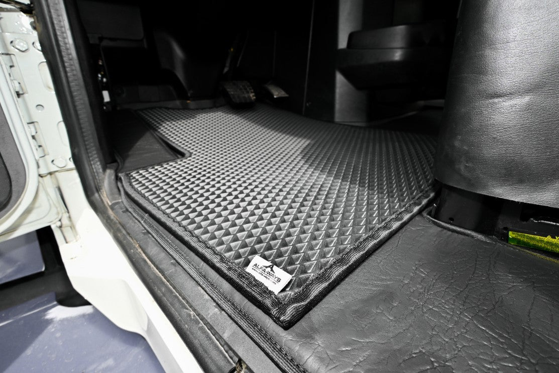 MACK ANTHEM, 2018-current, truck floor mats Prestige-Line BLACK ALFA-WAYS LLC