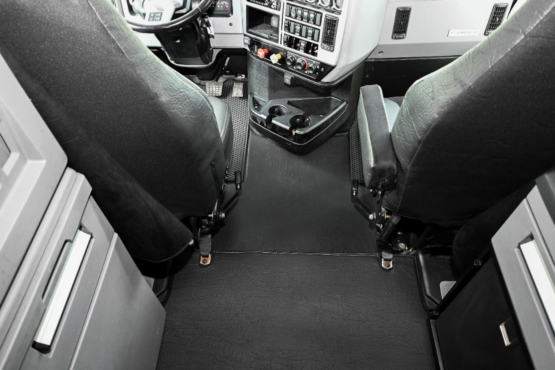 MACK ANTHEM, 2018-current, truck floor mats Prestige-Line BLACK ALFA-WAYS LLC