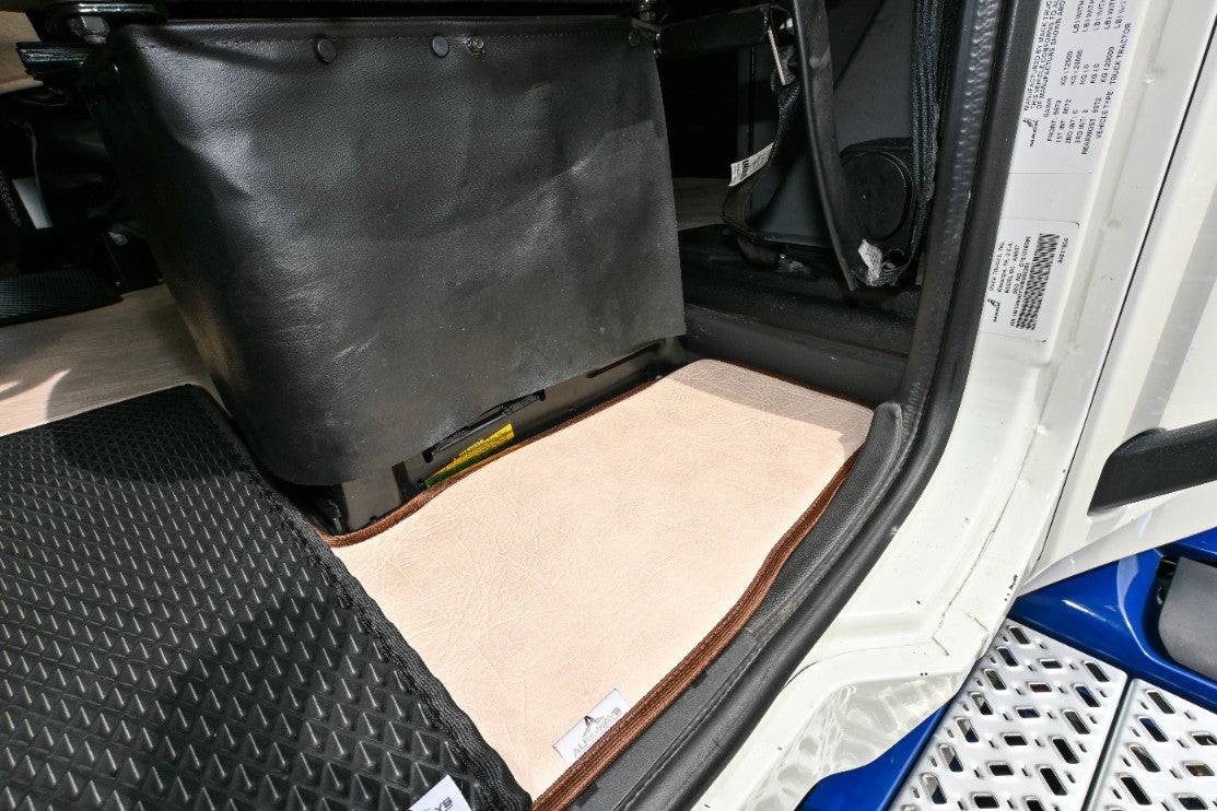 MACK ANTHEM, 2018-current, truck floor mats Prestige-Line BEIGE ALFA-WAYS LLC