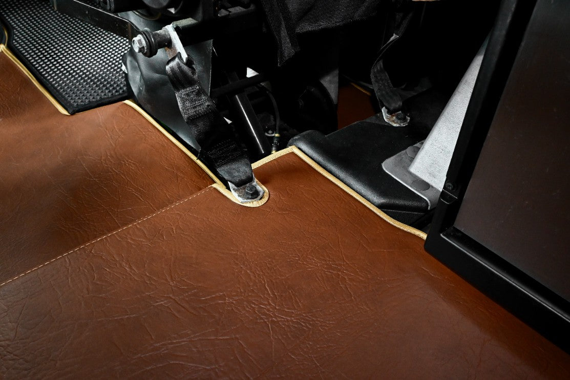 MACK ANTHEM, 2018-current, truck floor mats Prestige-Line BROWN ALFA-WAYS LLC