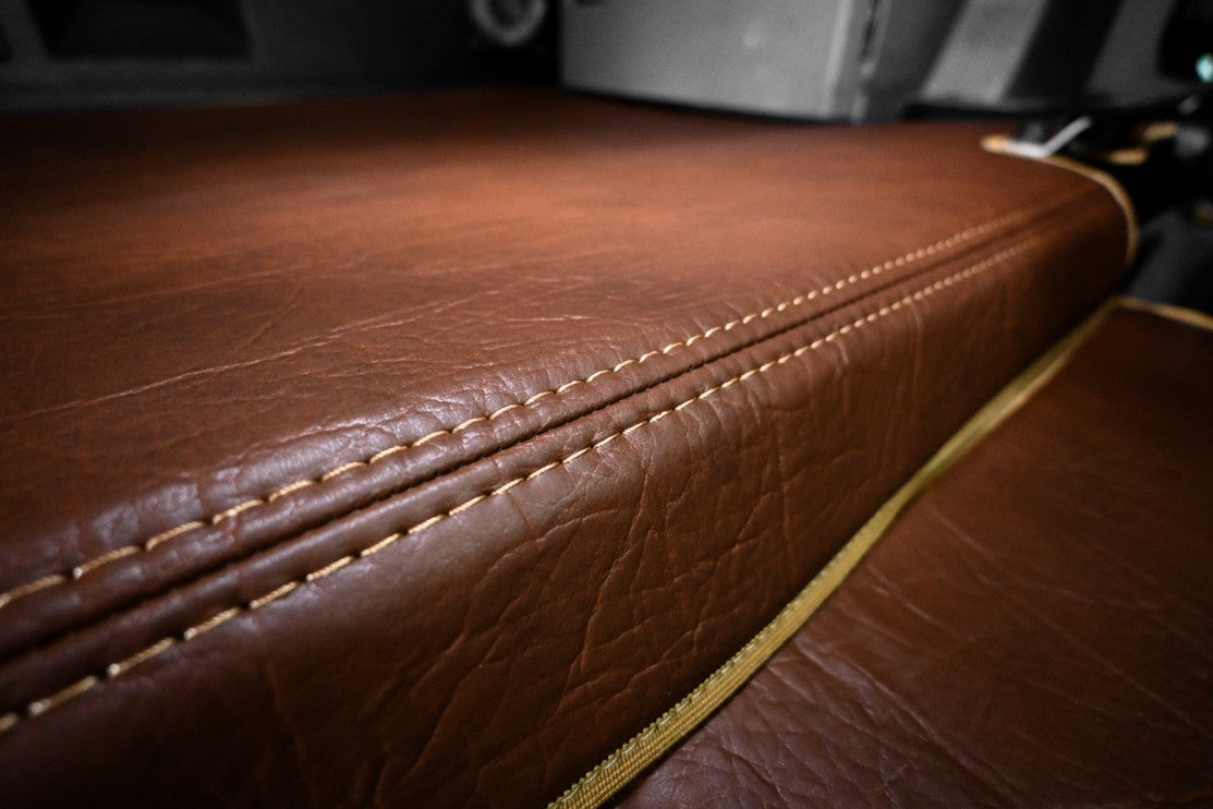 MACK ANTHEM, 2018-current, truck floor mats Prestige-Line BROWN ALFA-WAYS LLC