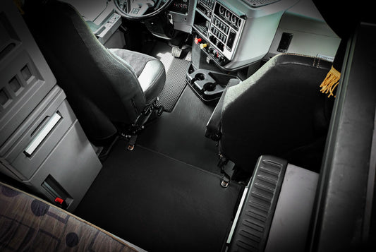 MACK ANTHEM, 2018-current, truck floor mats Prestige-Line BLACK ALFA-WAYS LLC