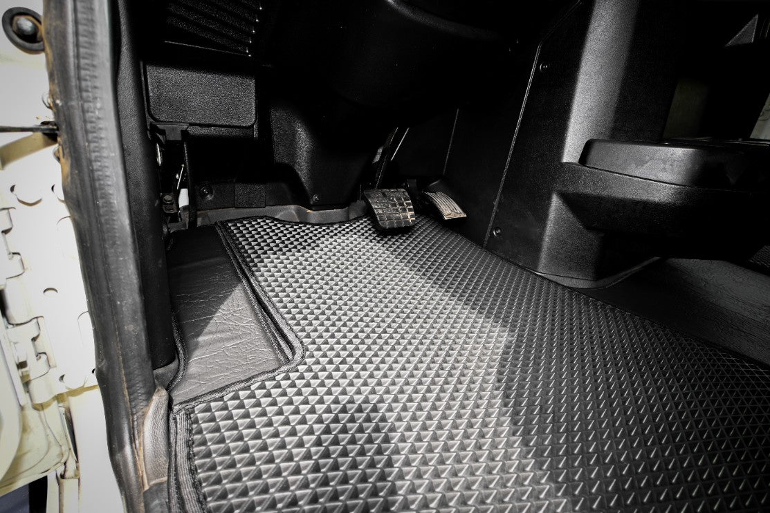 MACK ANTHEM, 2018-current, truck floor mats Prestige-Line BLACK ALFA-WAYS LLC