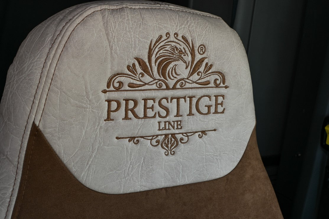 Beige seat cover PETERBILT 579, 579EV, 589, 567