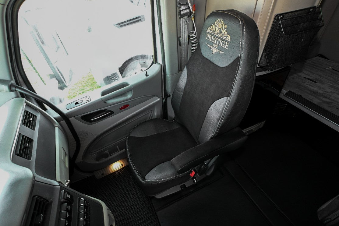 PETERBILT 579, 579EV, 589, 567 truck seat cover Prestige-Line BLACK ALFA-WAYS LLC