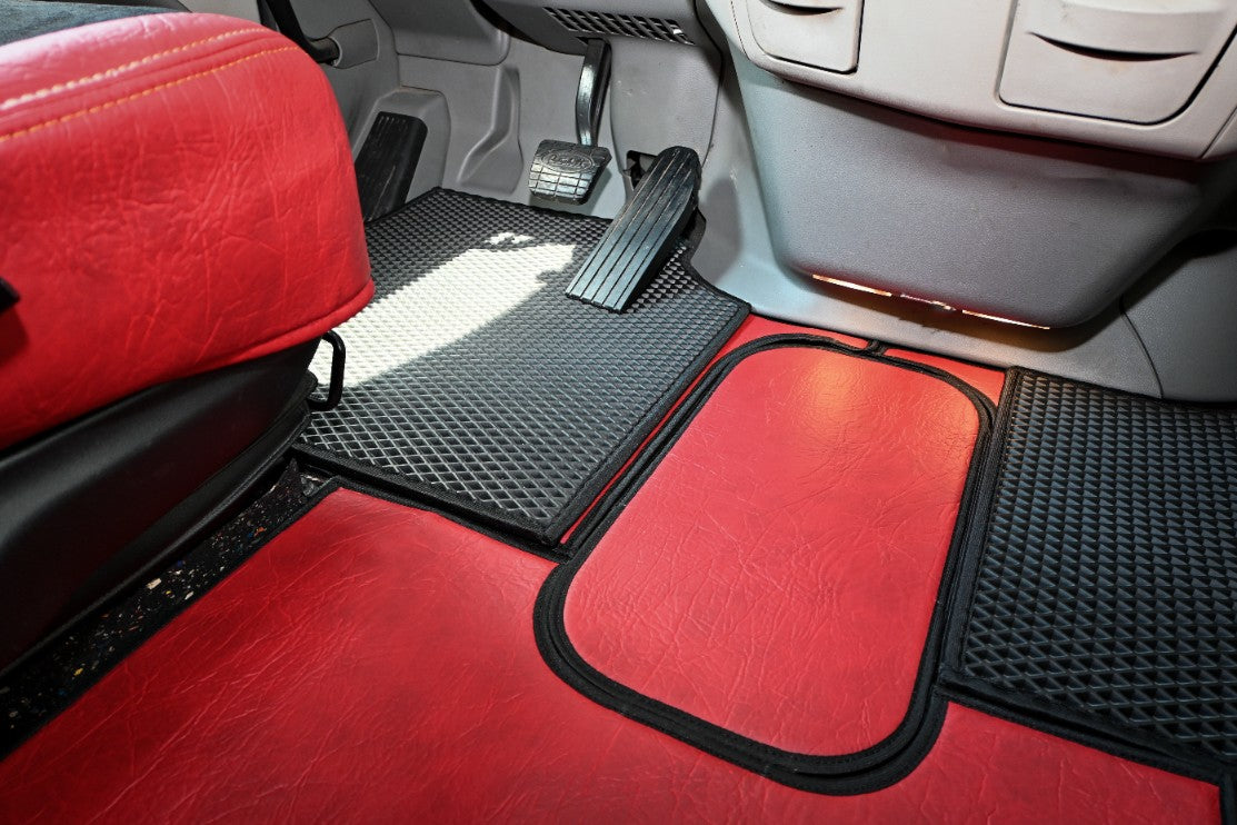 PETERBILT 579 truck floor mats Prestige-Line RED ALFA-WAYS LLC