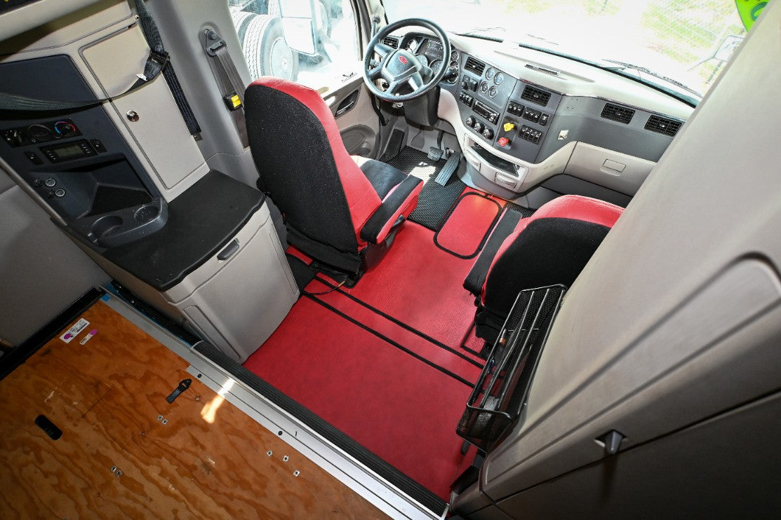 PETERBILT 579 truck floor mats Prestige-Line RED ALFA-WAYS LLC