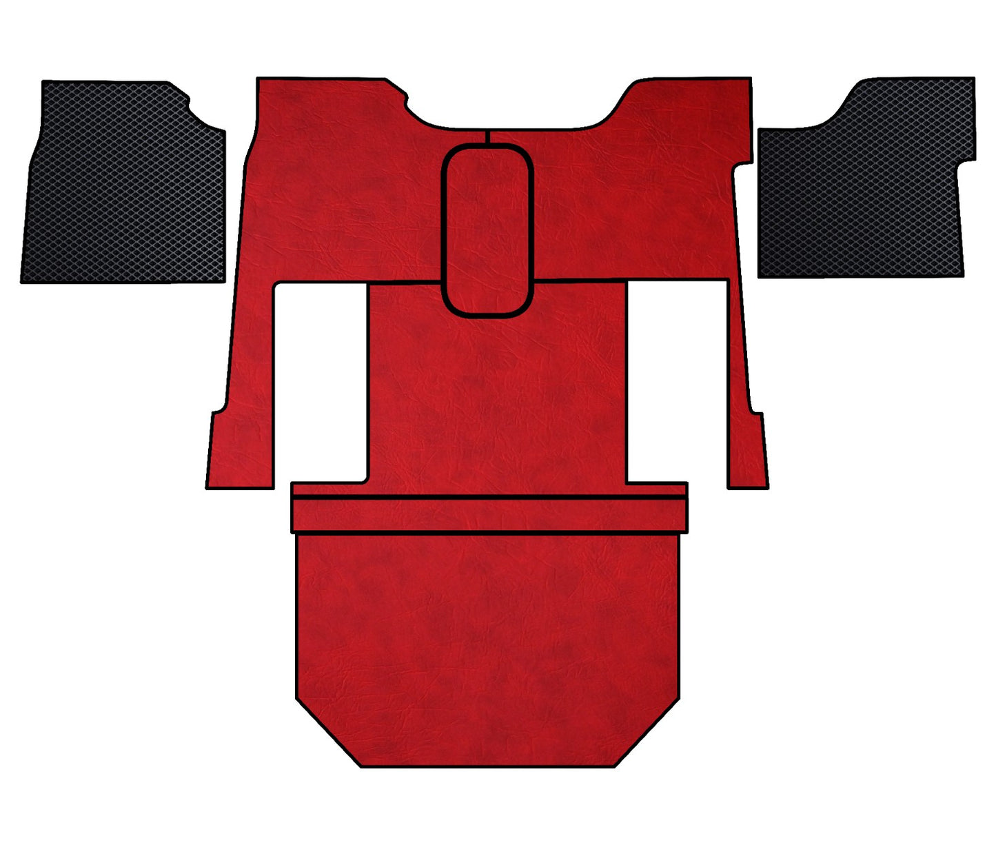 PETERBILT 579 truck floor mats Prestige-Line RED ALFA-WAYS LLC