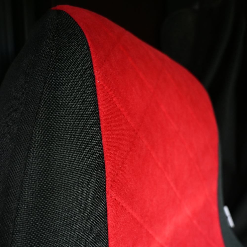 Seat Cover Basic fits VOLVO vnl, vnm (2004-2018) RED