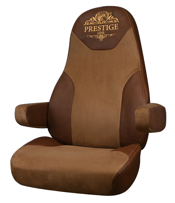 VOLVO vnl, vnm 2004 - 2018 truck seat cover Prestige-Line BROWN ALFA-WAYS LLC