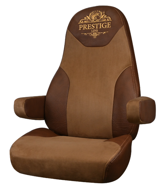 VOLVO vnl, vnm 2004 - 2018 truck seat cover Prestige-Line BROWN ALFA-WAYS LLC