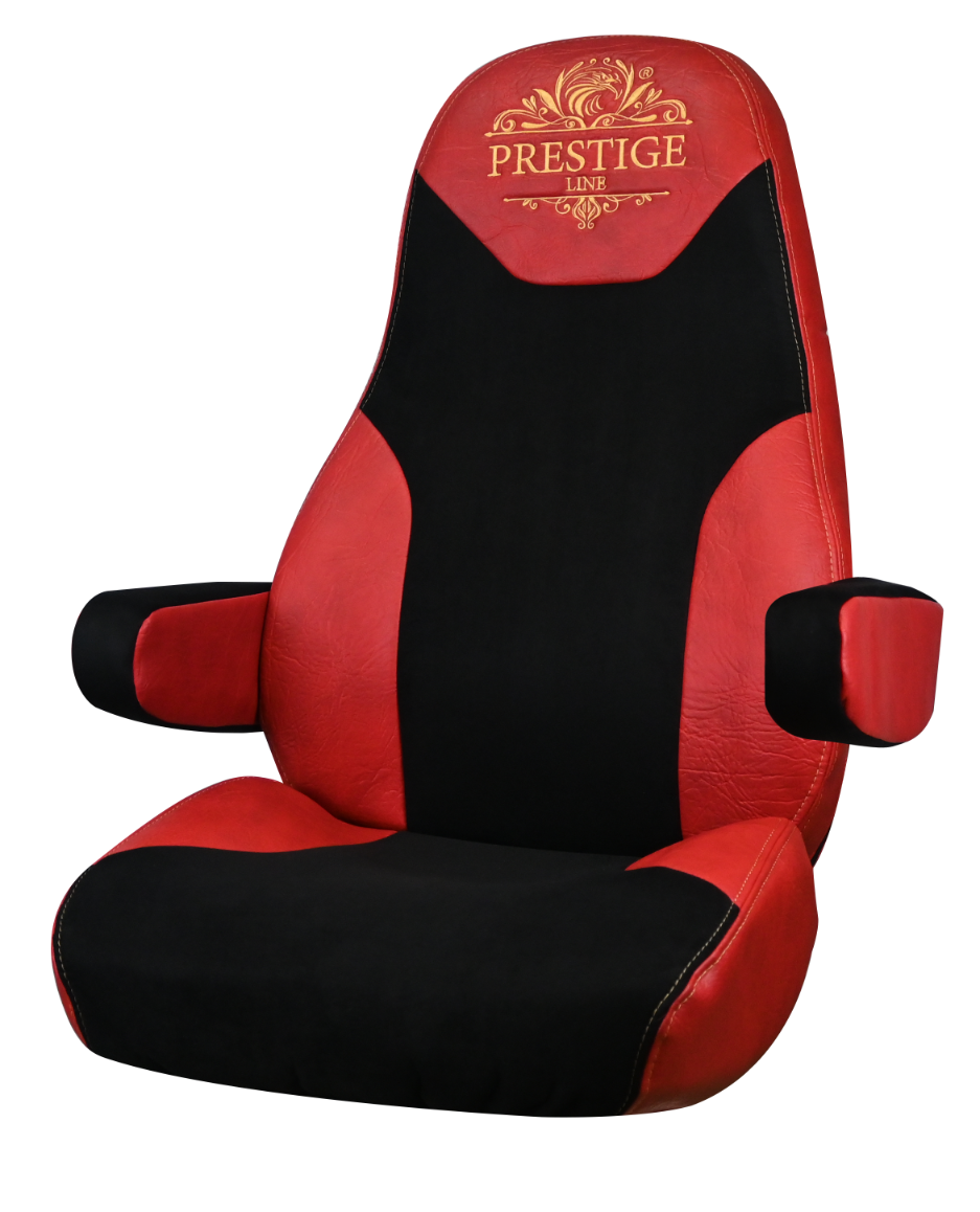 VOLVO vnl, vnm 2004 - 2018 truck seat cover Prestige-Line RED ALFA-WAYS LLC