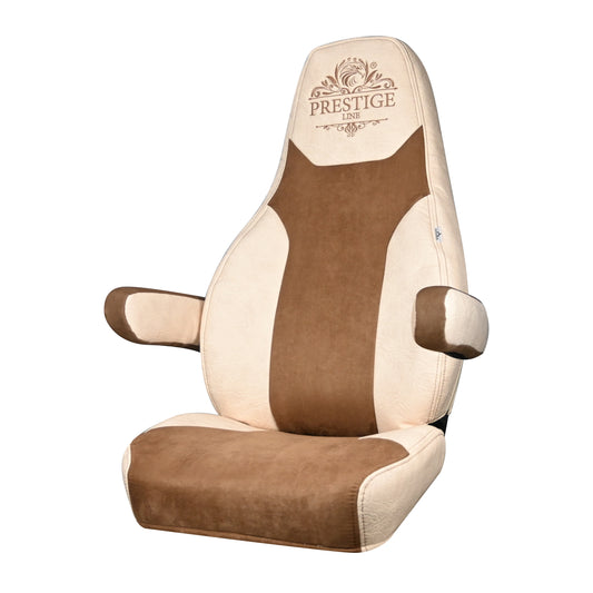 VOLVO vnl, vnr, vnx, vhd, vah 2019-current truck seat cover Prestige-Line BEIGE ALFA-WAYS LLC