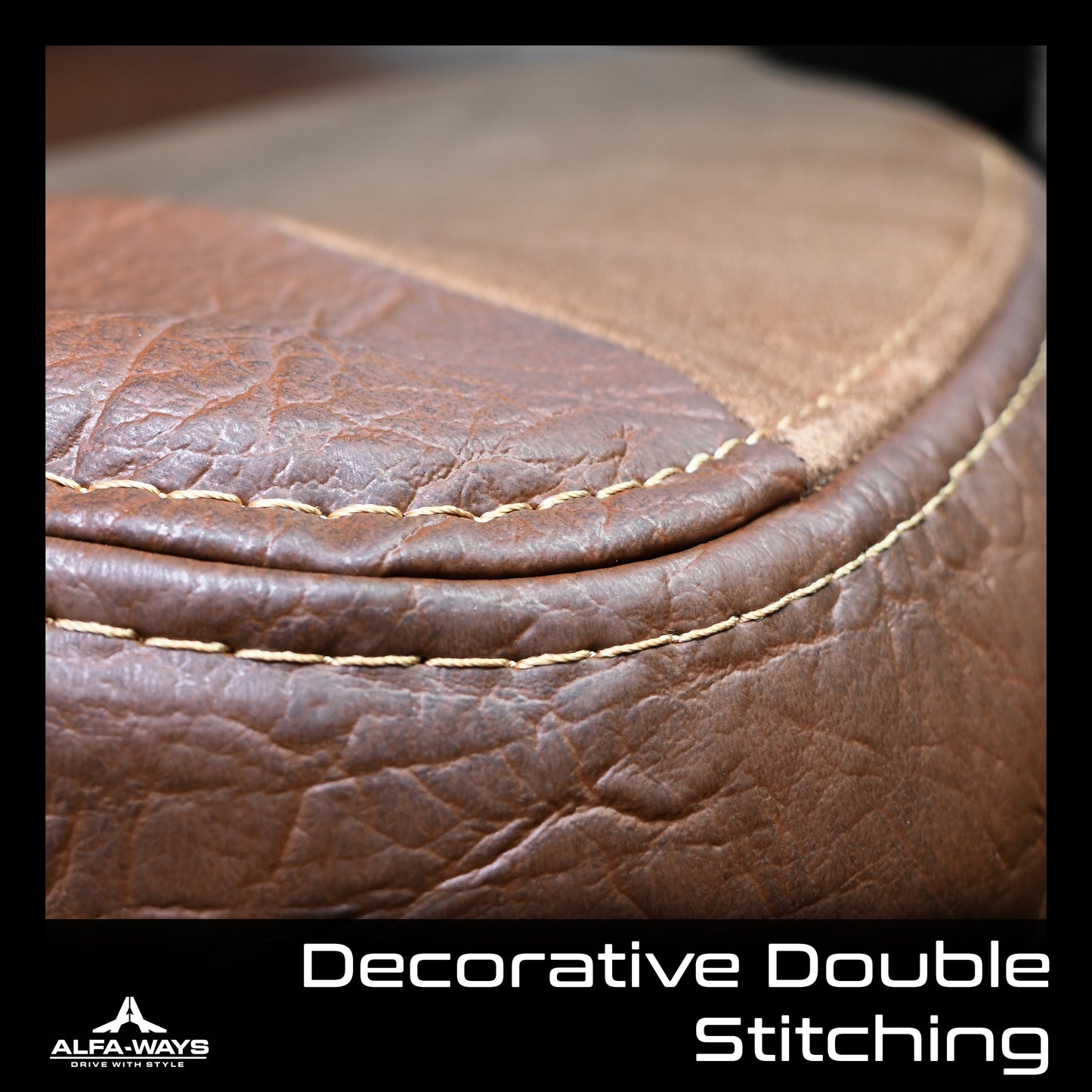 FREIGHTLINER CASCADIA 125, 116, 126 (2014-current) (33" back) truck seat cover & armrest covers Prestige-Line BROWN