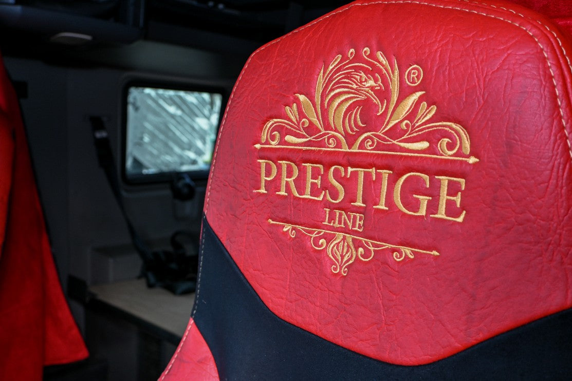 INTERNATIONAL LT RH PROSTAR truck seat cover Prestige-Line RED ALFA-WAYS LLC