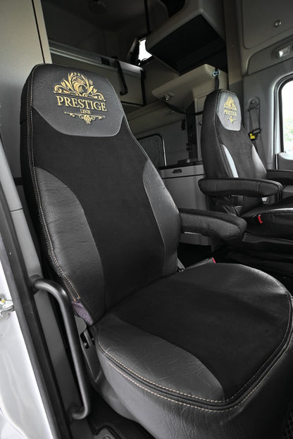 Black seat cover PETERBILT 579, 579EV, 589, 567  interior