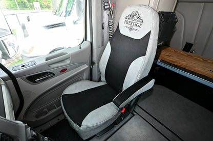 Gray seat cover PETERBILT 579, 579EV, 589, 567 