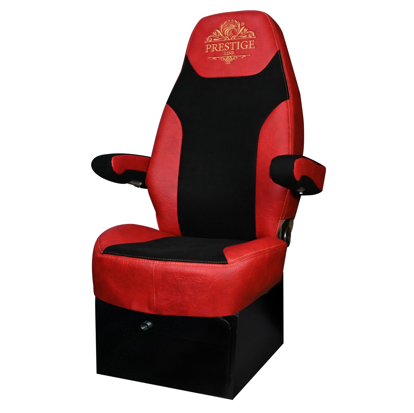 Red seat cover PETERBILT 579, 579EV, 589, 567 render