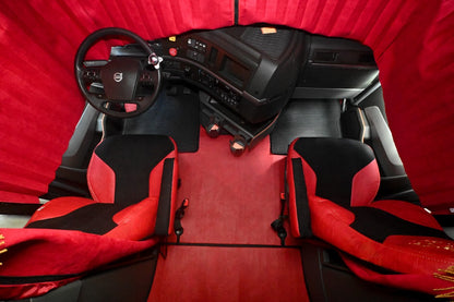 VOLVO vnl 760 740, 2019 - current truck floor mats Prestige-Line RED ALFA-WAYS LLC