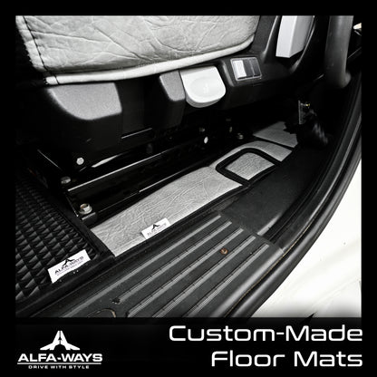 Gray Floor Mats for Freightliner Cascadia gen. 3 (2018-current) 