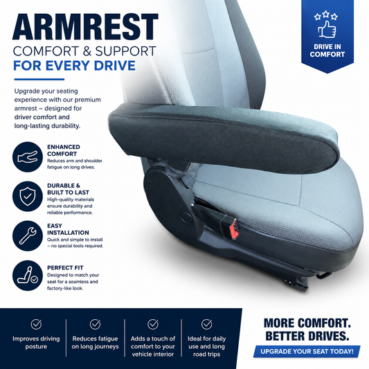 Armrest Covers fits VOLVO VNL, VNR, VNX, VHD, VAH (2019 - 2024)