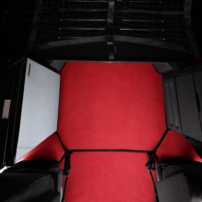 Floor mats fits FREIGHTLINER CASCADIA 116, 126 (2018-current) truck floor mats Prestige-Line RED
