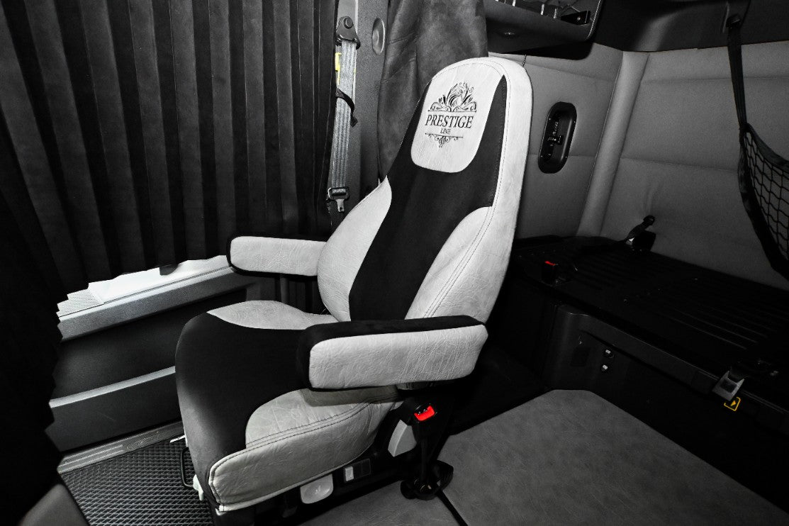 gray seat cover for FREIGHTLINER CASCADIA, gen.3, 2 evolution, 2014-current interior