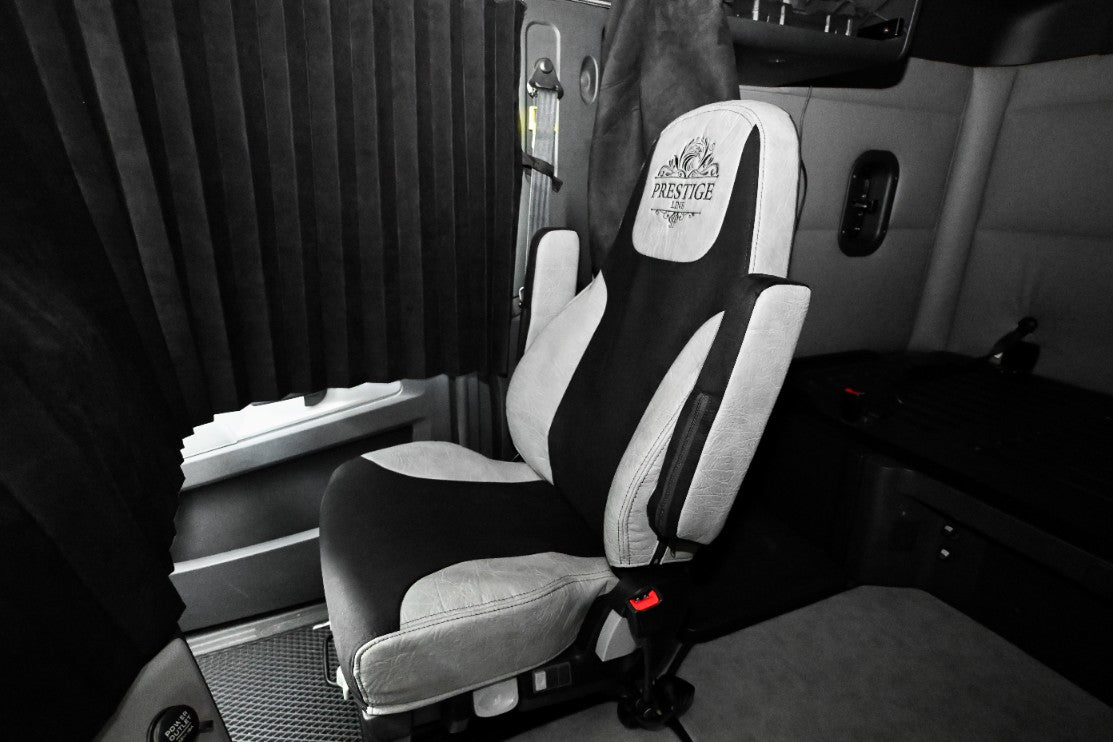 gray seat cover for FREIGHTLINER CASCADIA, gen.3, 2 evolution, 2014-current interior