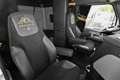 Black seat cover for FREIGHTLINER CASCADIA, gen.3, 2 evolution, 2014-current inside cabin