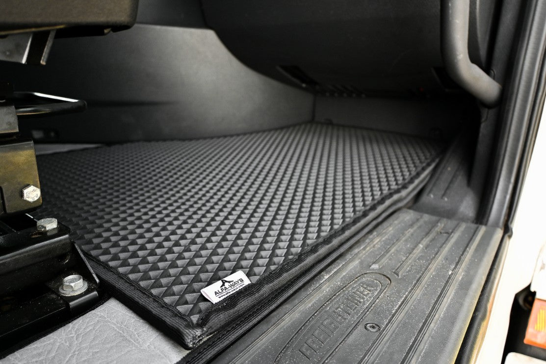 FREIGHTLINER CASCADIA, gen.3, 2018-current truck floor mats Prestige-Line GRAY ALFA-WAYS LLC