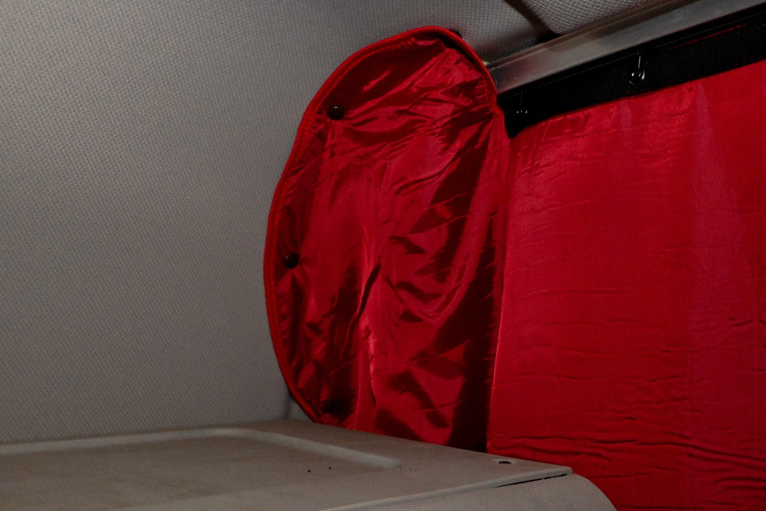FREIGHTLINER CASCADIA gen.3 2018- current truck sleeper curtains Prestige-Line RED ALFA-WAYS LLC