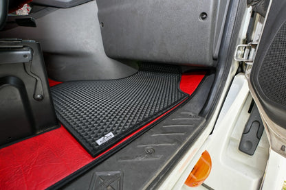 INTERNATIONAL LT RH PROSTAR LONESTAR truck floor mats RED ALFA-WAYS LLC