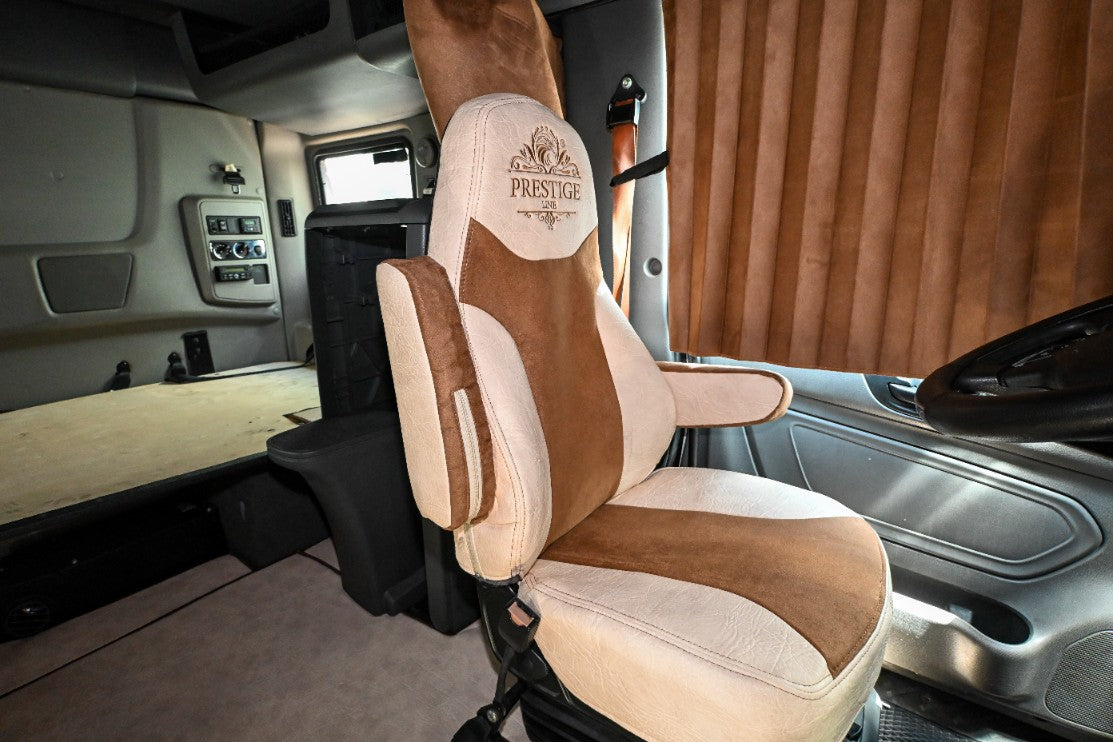 beige truck seat cover INTERNATIONAL LT RH PROSTAR interior