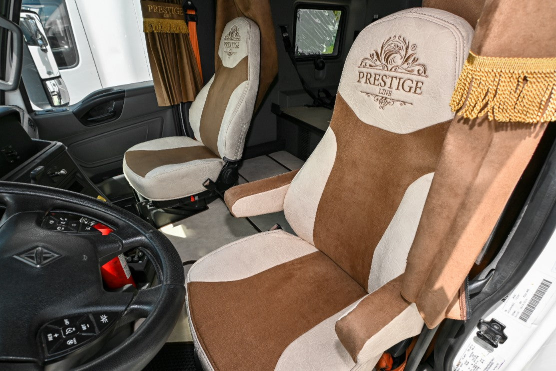 beige truck seat cover INTERNATIONAL LT RH PROSTAR inside interior