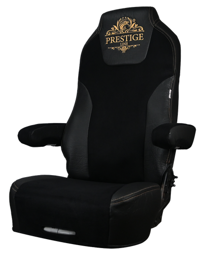 KENWORTH T-680, T-880, W-990 truck seat cover Prestige-Line BLACK ALFA-WAYS LLC