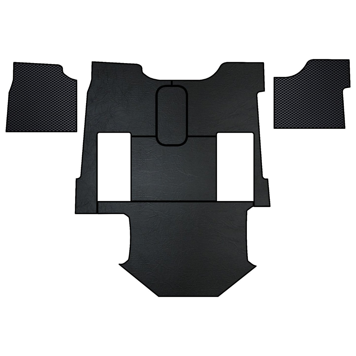 KENWORTH T-680, truck floor mats Prestige-Line BLACK ALFA-WAYS LLC