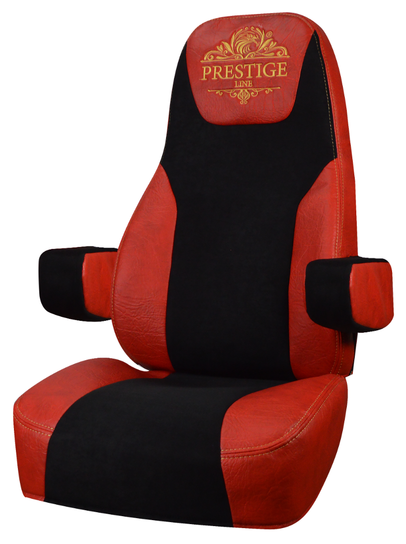 KENWORTH t-600, t-660, t-700, t-800, t-2000, w-900, w900l truck seat cover Prestige-Line RED ALFA-WAYS LLC