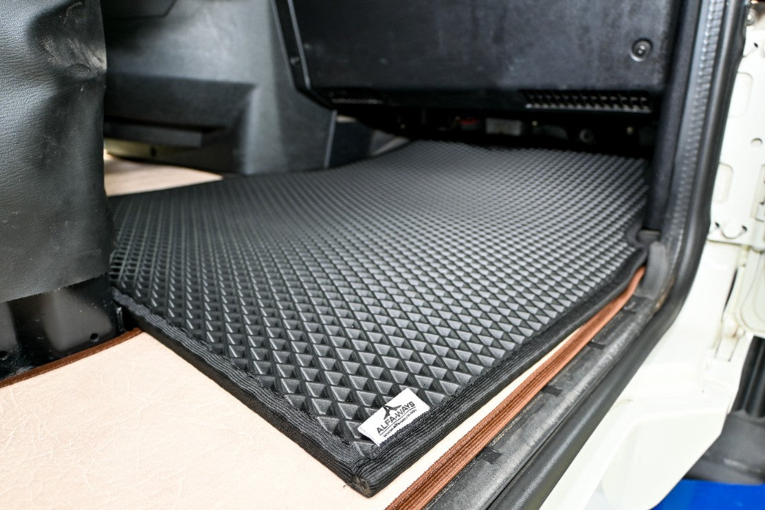 MACK ANTHEM, 2018-current, truck floor mats Prestige-Line BEIGE ALFA-WAYS LLC