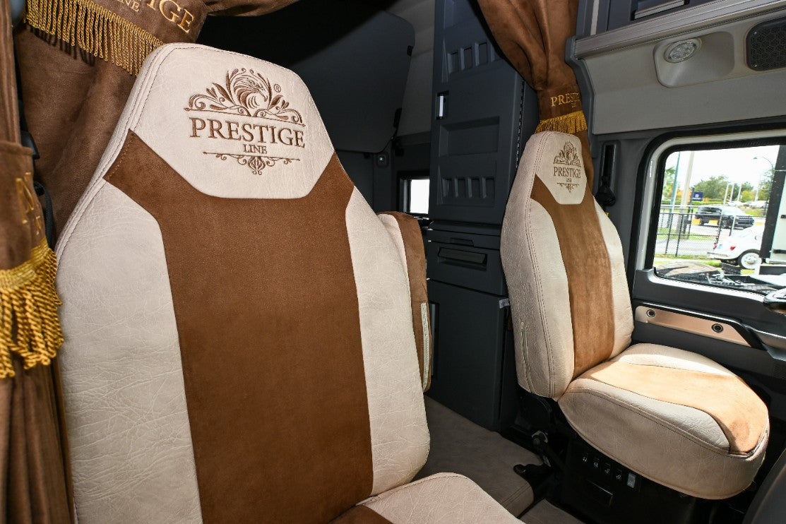 MACK ANTHEM, pinacle, granite, 2019-current truck seat cover Prestige-Line BEIGE ALFA-WAYS LLC