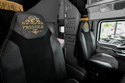 MACK ANTHEM, pinacle, granite, 2019-current truck seat cover Prestige-Line BLACK ALFA-WAYS LLC