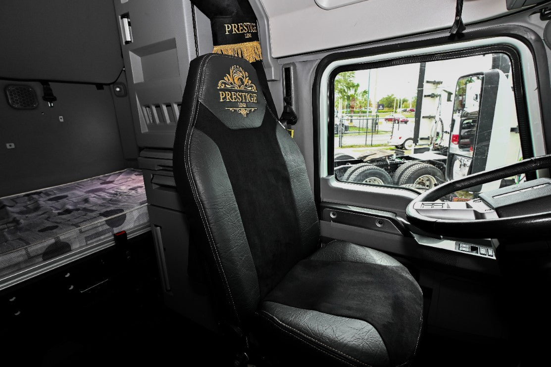 MACK ANTHEM, pinacle, granite, 2019-current truck seat cover Prestige-Line BLACK ALFA-WAYS LLC