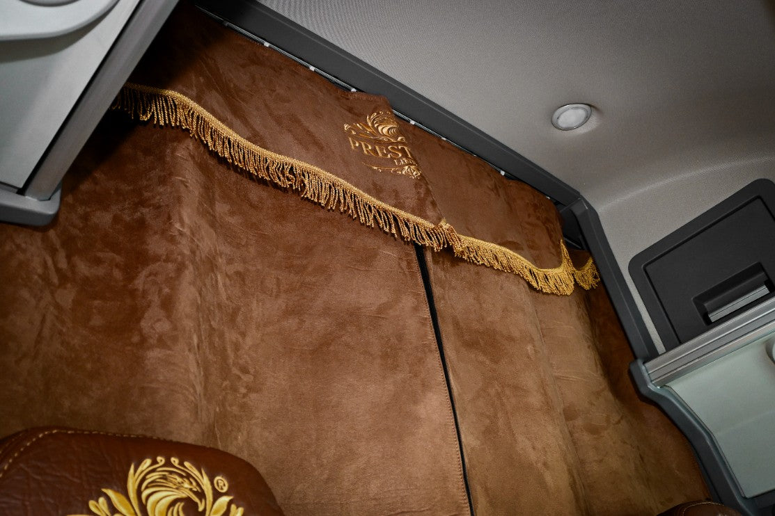 MACK ANTHEM truck sleeper curtains Prestige-Line BROWN ALFA-WAYS LLC